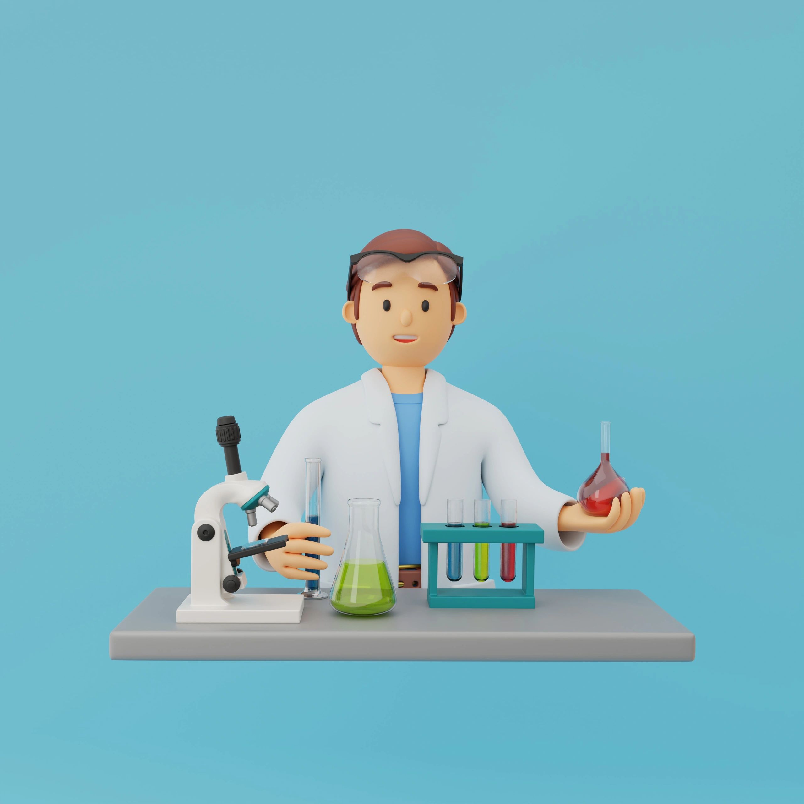 Scientist portrait representing laboratory operations support